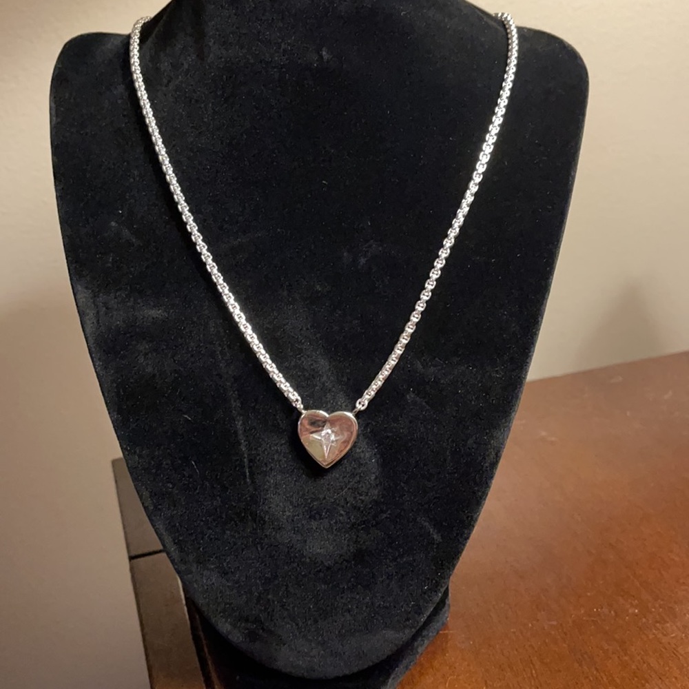 Love Poppy Heart Necklace